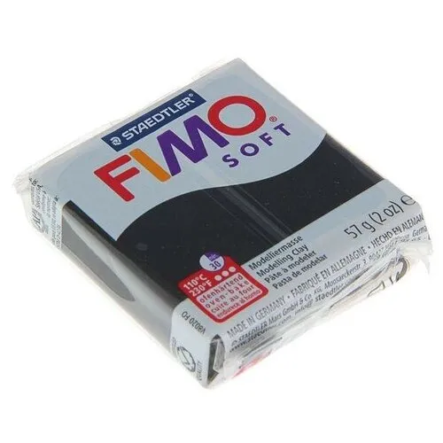 Fimo Soft Modeling Clay, Black