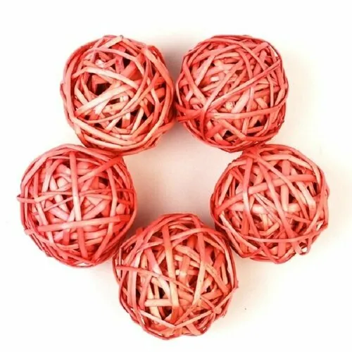 Декоративные шарики из лозы (d - 3 см.)